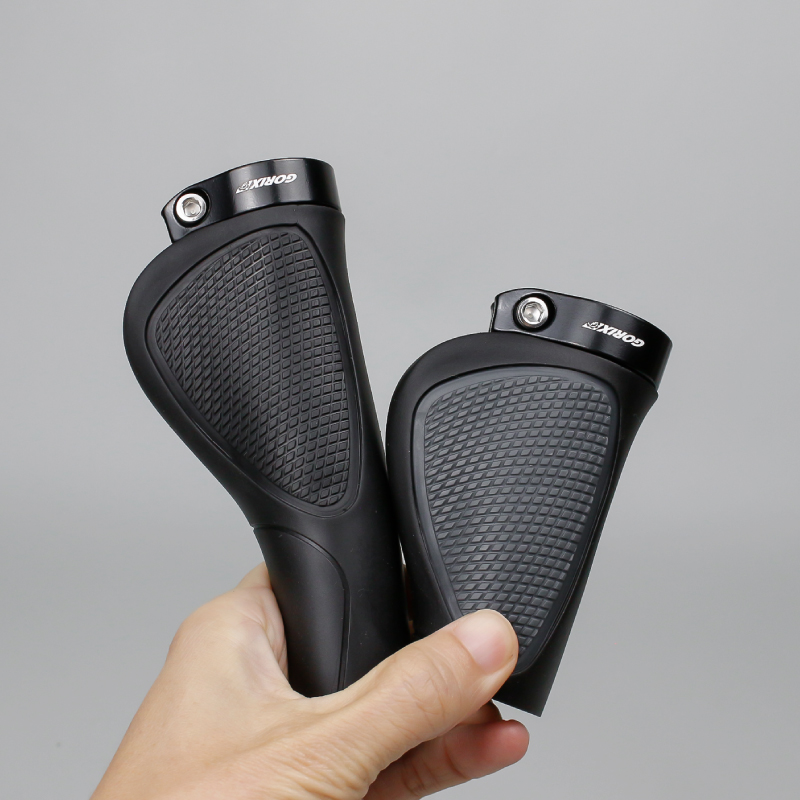 GORIX 自転車 エルゴグリップ TPE ロックオン ロング133mm/ショート