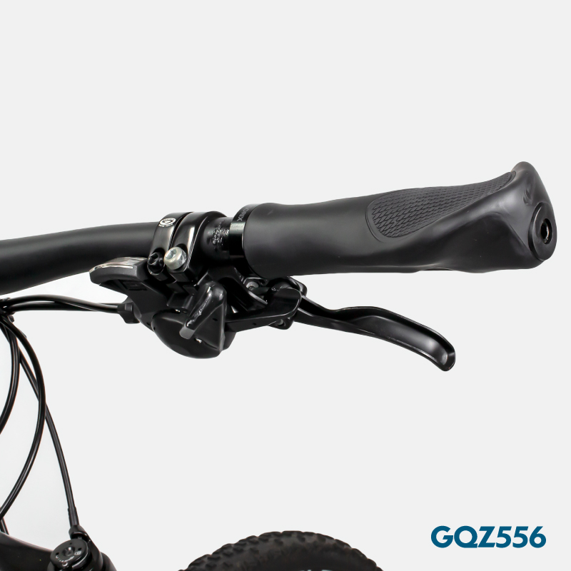 自転車グリップ (GQZ556) エルゴグリップ GORIX ゴリックス 黒 クロスバイク mtb ハンドルグリップ ロックオン 衝撃吸収 滑り止め ブラック｜gottsu｜03