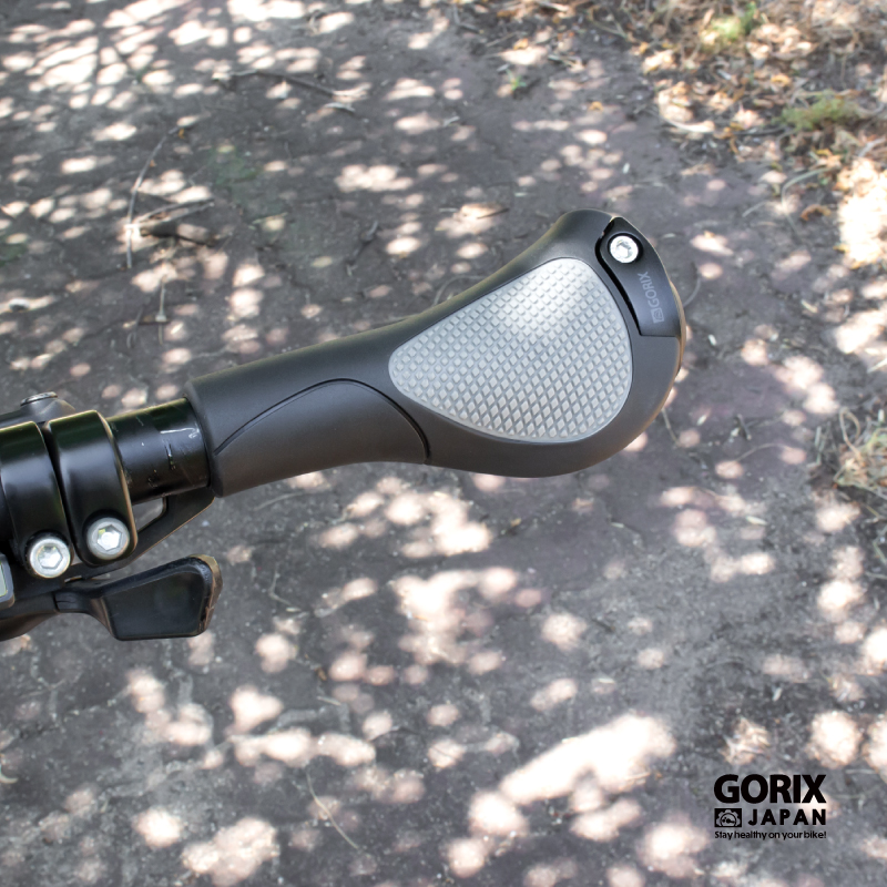 GORIX 自転車グリップ エルゴグリップ (GQZ801)黒 クロスバイク