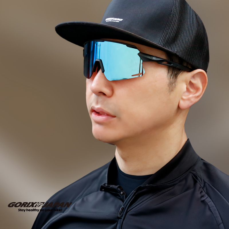 スポーツサングラス 曇り止め メンズ UV 紫外線カット 耐衝撃性
