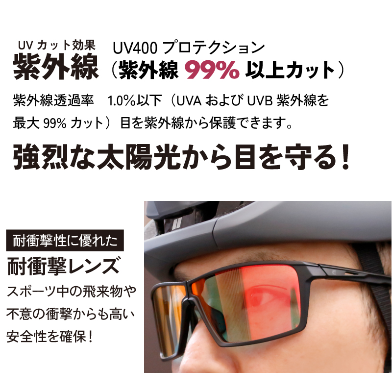 調光サングラス 折りたたみ メンズ UV 紫外線カット スポーツ