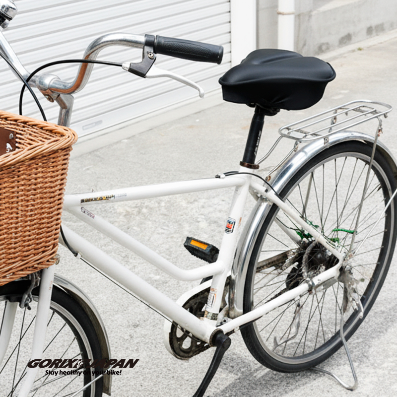 GORIX 送料無料 サドルカバー 大きめ 厚手 クッション 撥水 極厚ゲル60