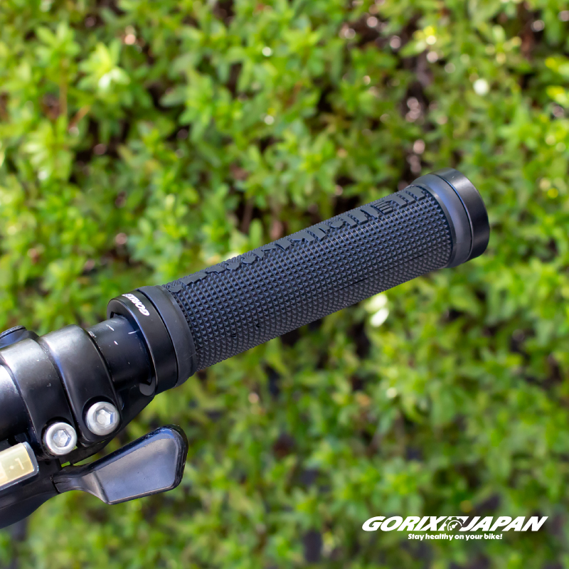 GORIX 自転車グリップ 丸グリップ [素手でも十分なグリップ力