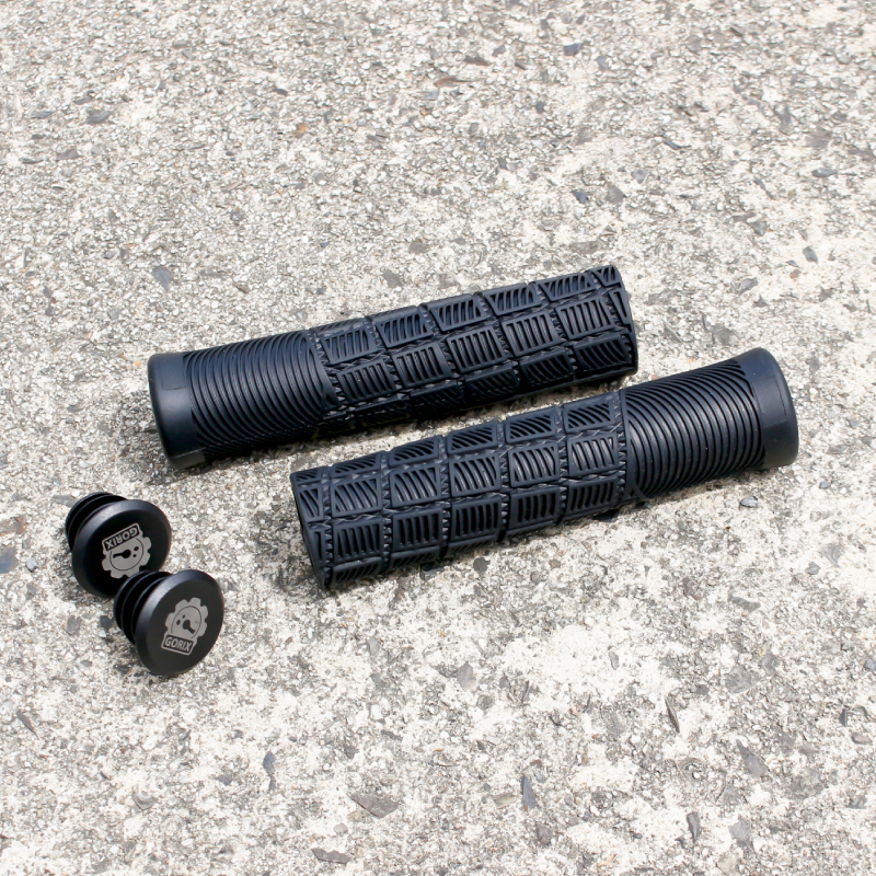 GORIX 自転車 グリップ シリコン 自転車グリップ ハンドル 衝撃吸収