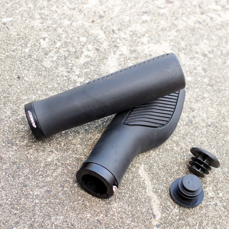 GORIX 自転車グリップ エルゴグリップ 132mm 衝撃吸収 グリップ力