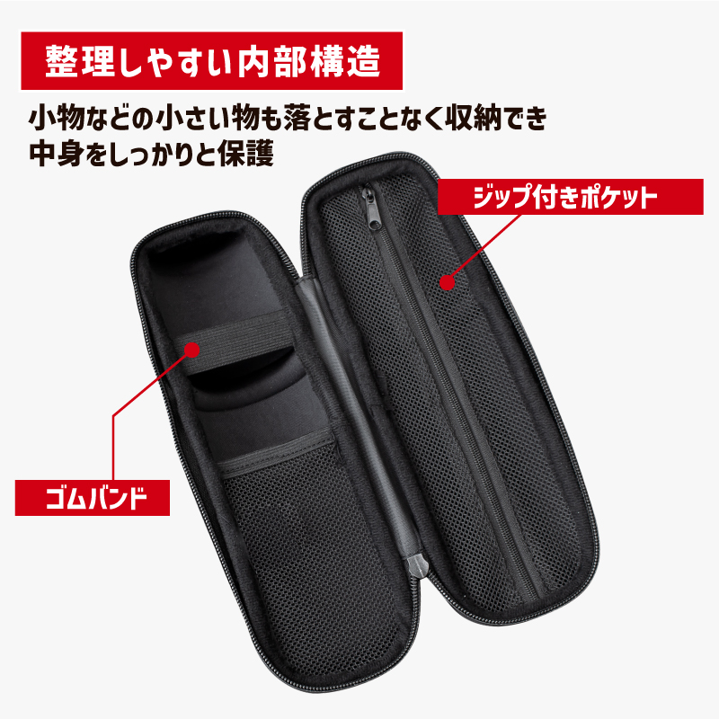 【あすつく 送料無料】GORIX ゴリックス ツールケース 自転車 ロング25cm プチロング 22.5cm 防水ファスナー ロードバイク  カーボンブラック ジップケース