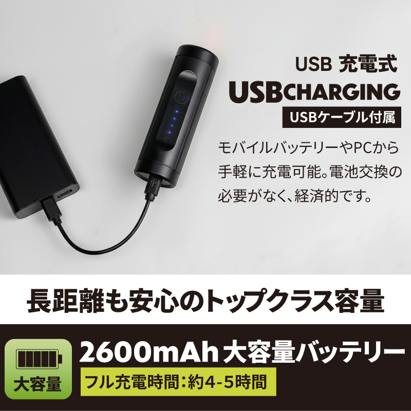 GORIX 送料無料 自転車ライト usb充電 防水 フロントライト 明るい 600