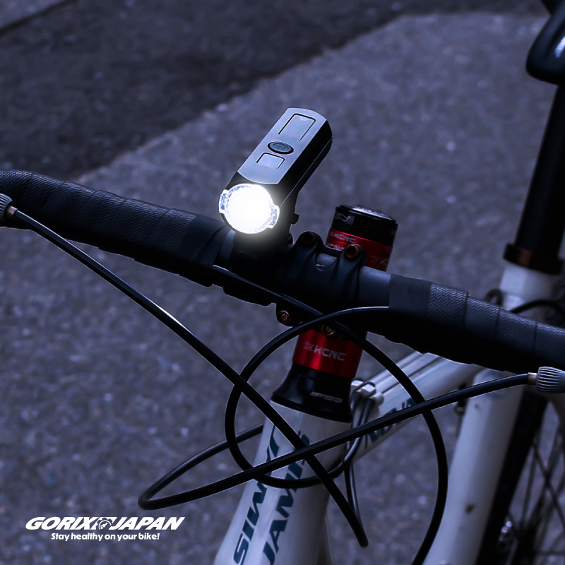 GORIX 送料無料 自転車 ライト 充電式 usb フロントライト 防水 Type-C