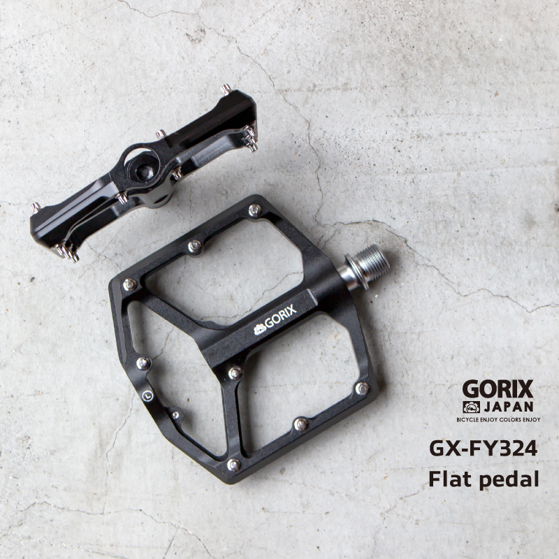 【あすつく】GORIX ゴリックス 自転車ペダル フラットペダル 軽量 アルミ 3ベアリング 滑らかな回転 幅広設計 (GX-FY324) 滑り止めピン  ロード 送料無料｜gottsu｜14