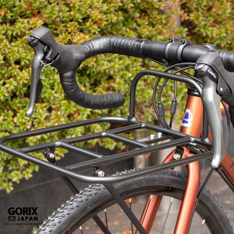 GORIX ゴリックス フロントラック 自転車 グラベルロード ロードバイク 荷台 フロントキャリア キャリア (GX-RACK) アルミ 軽量  おしゃれ｜gottsu｜11