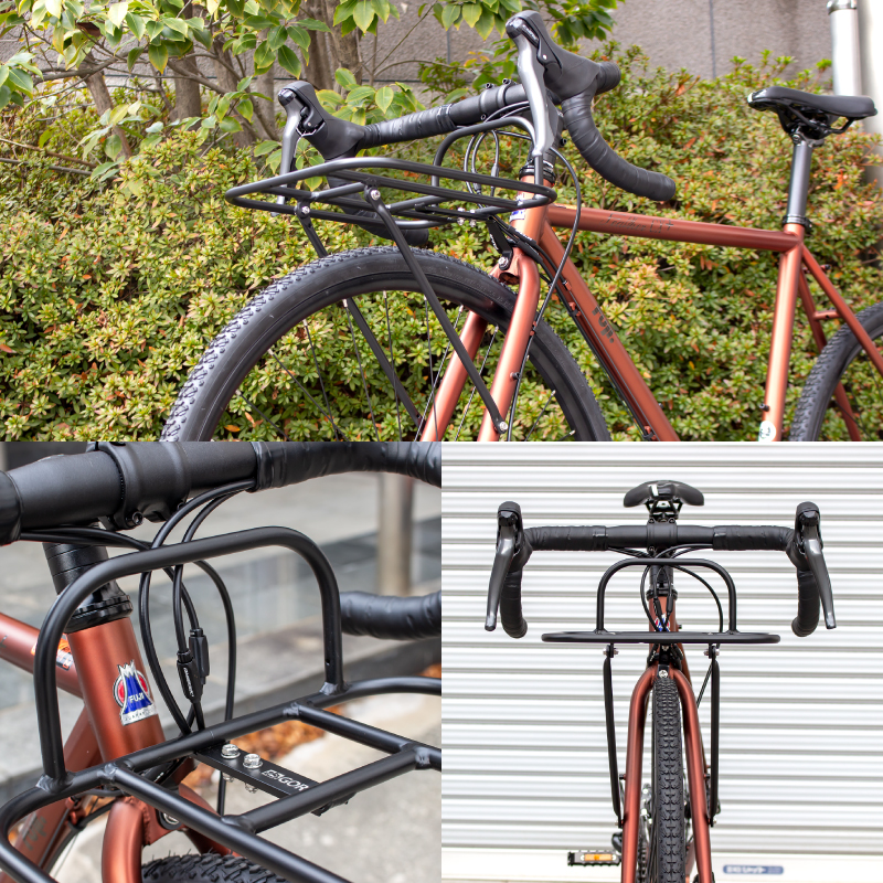 GORIX ゴリックス フロントラック 自転車 グラベルロード ロードバイク 荷台 フロントキャリア キャリア (GX-RACK) アルミ 軽量  おしゃれ｜gottsu｜07