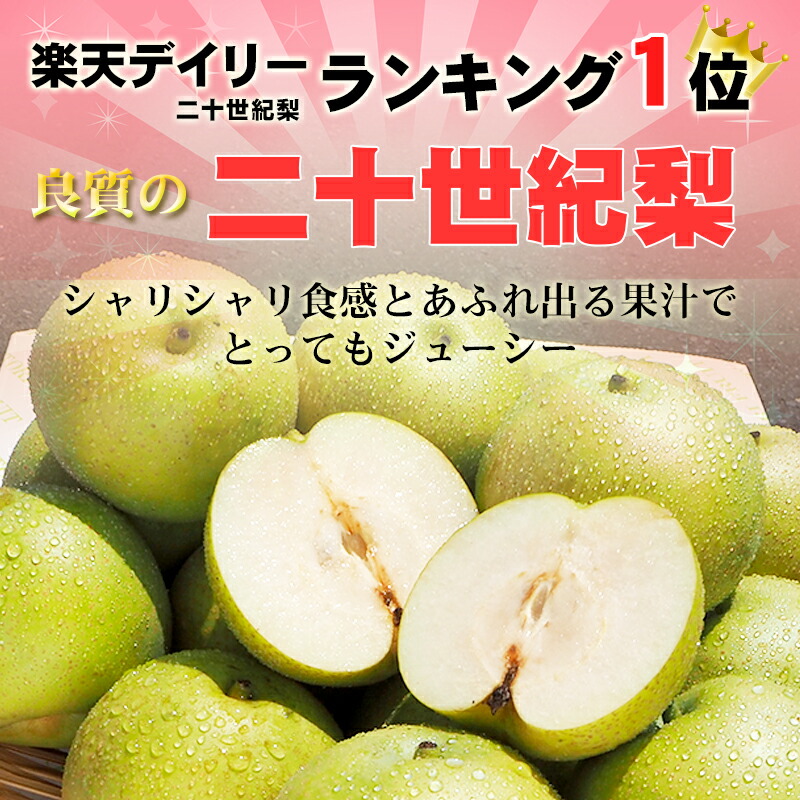 楽天市場】8月分予約 低農薬 鳥取 二十世紀梨 2.8キロ 10〜11玉
