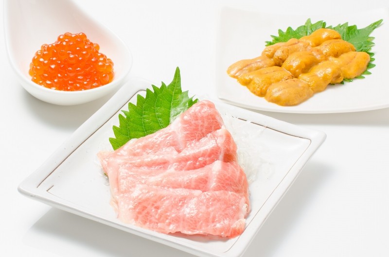 築地の海鮮丼セット 極み