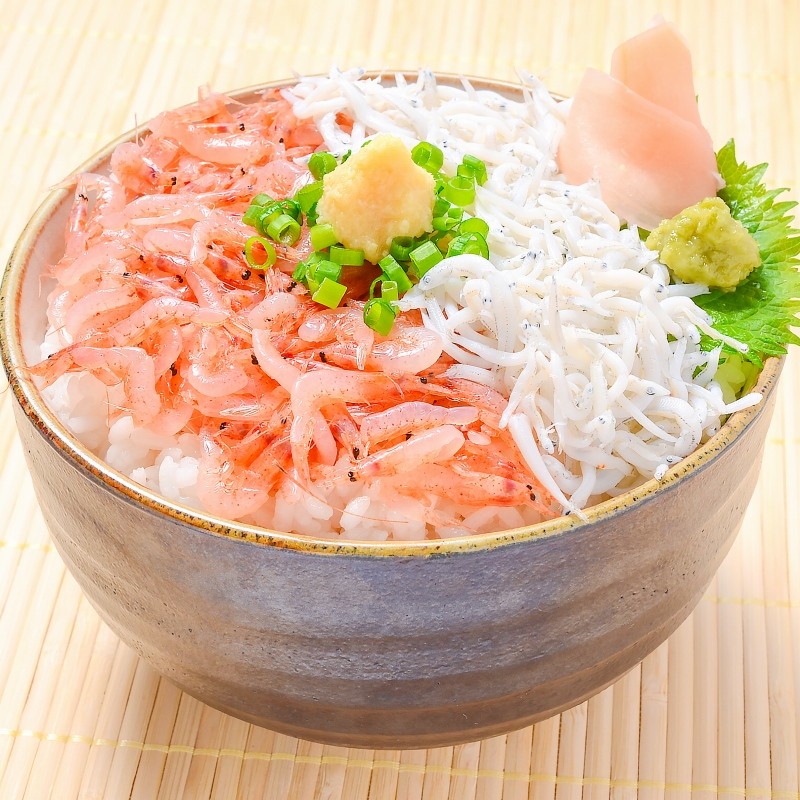 桜海老 生桜えびと釜揚げしらす丼