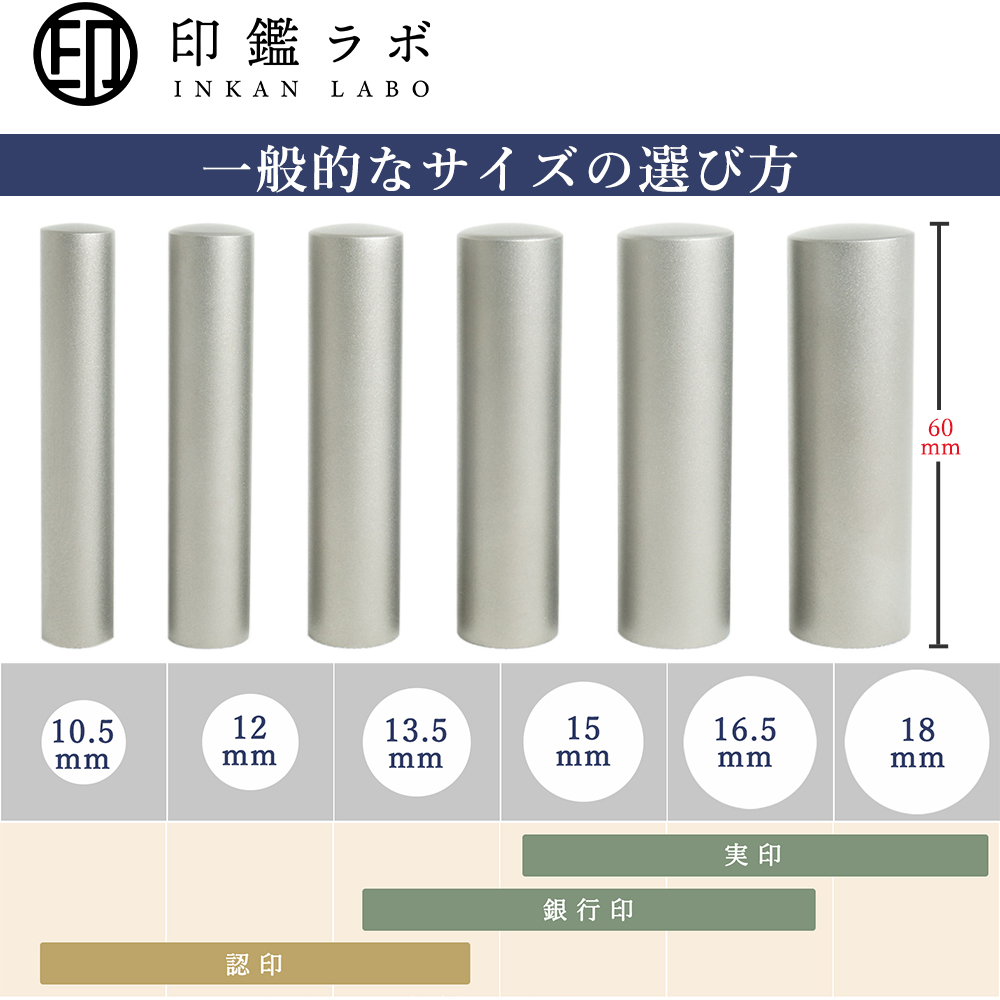 【即日発送】チタン 印鑑 オーダーメイド 10...の詳細画像5