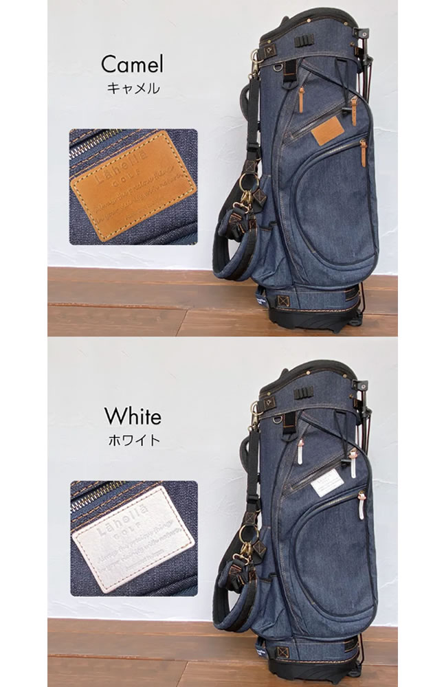 ラヘラゴルフ lahella golf デニムスタンドキャディバッグ8.5インチ(46