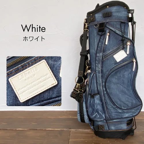 ラヘラゴルフ lahella golf ヴィンテージデニムスタンドキャディバッグ 8.5インチ 本体カラー/ネイビー(レザーカラー：3色) L511 | Lahella golf | 03