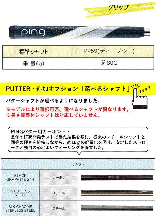 PING レディース パター GLe3 ケッチG KETSCH G ゴルフクラブ ジー