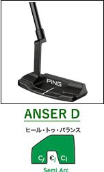 PING（ピン） PING PLD パター アンサー ANSER ピン型パター 削り出し