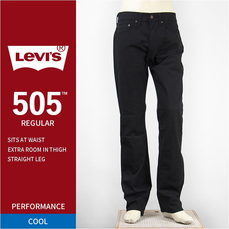 Levi's リーバイス 505 レギュラーストレート サーモクール素材 6.5