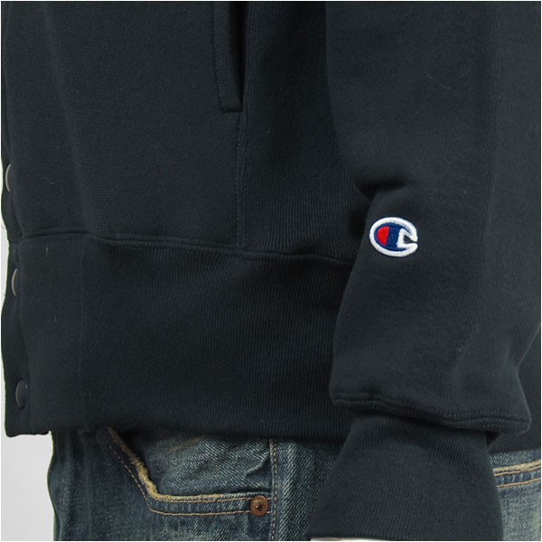 米国製 Champion チャンピオン メイドインUSA リバースウィーブ スナップ スウェットパーカー MADE IN USA REVERSE  WEAVE SNAP HOODED SWEAT SHIRT C5-E103-370