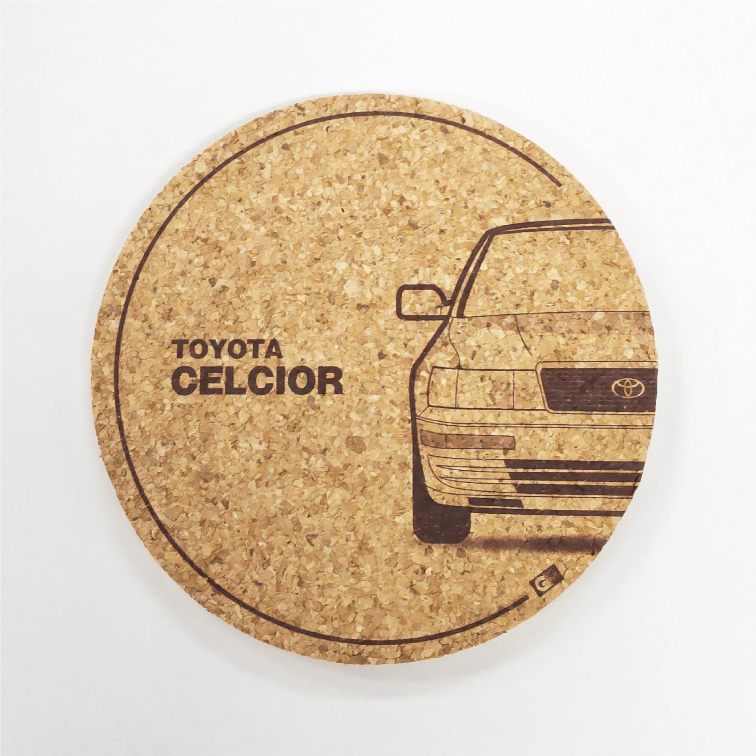 ちびくる コルクコースター トヨタライセンス商品 セルシオ 10系