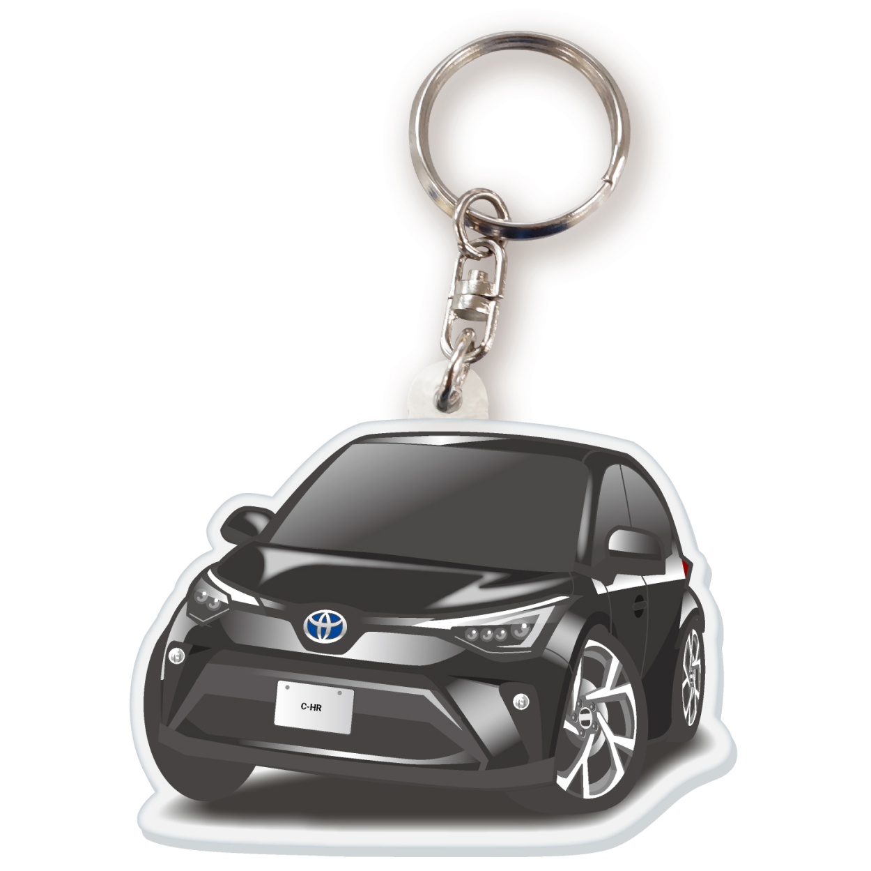 カーアクリルキーホルダー トヨタライセンス商品 C-HR ちびくる