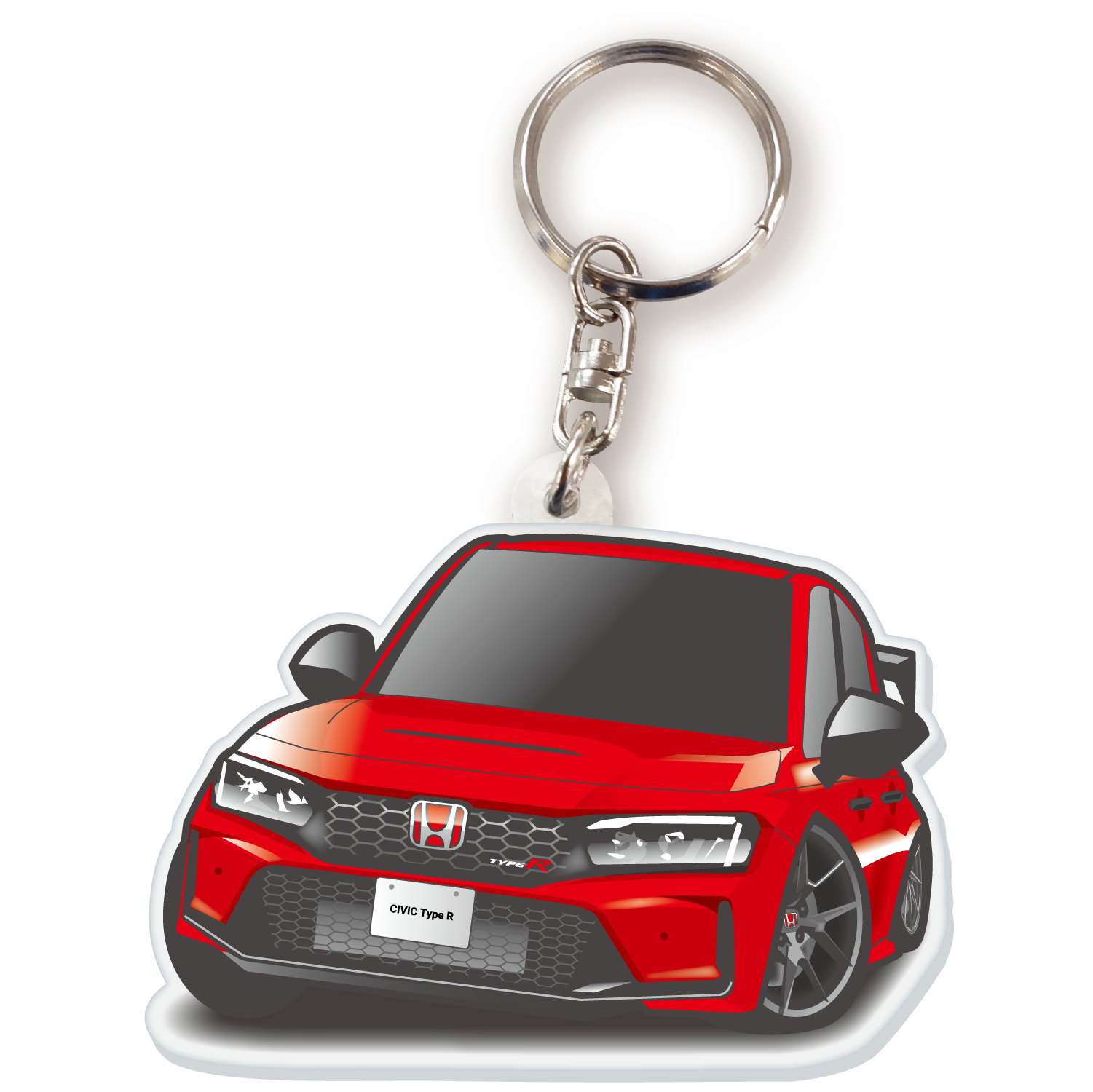 カーアクリルキーホルダー ホンダライセンス商品 CIVIC TypeR 6