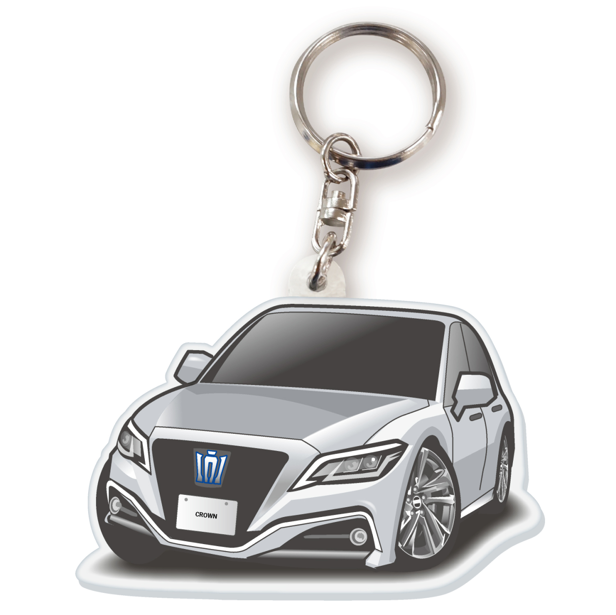 カーアクリルキーホルダー トヨタライセンス商品 クラウン15代目 ちび