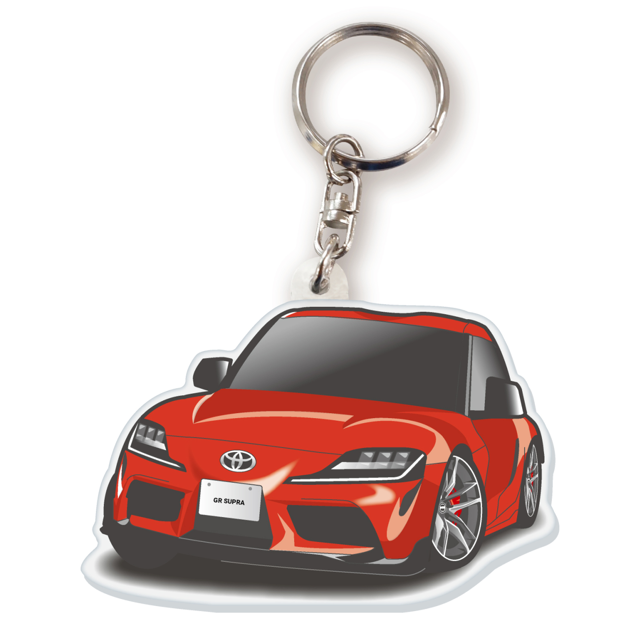 カーアクリルキーホルダー トヨタライセンス商品 GRスープラ ちびくる