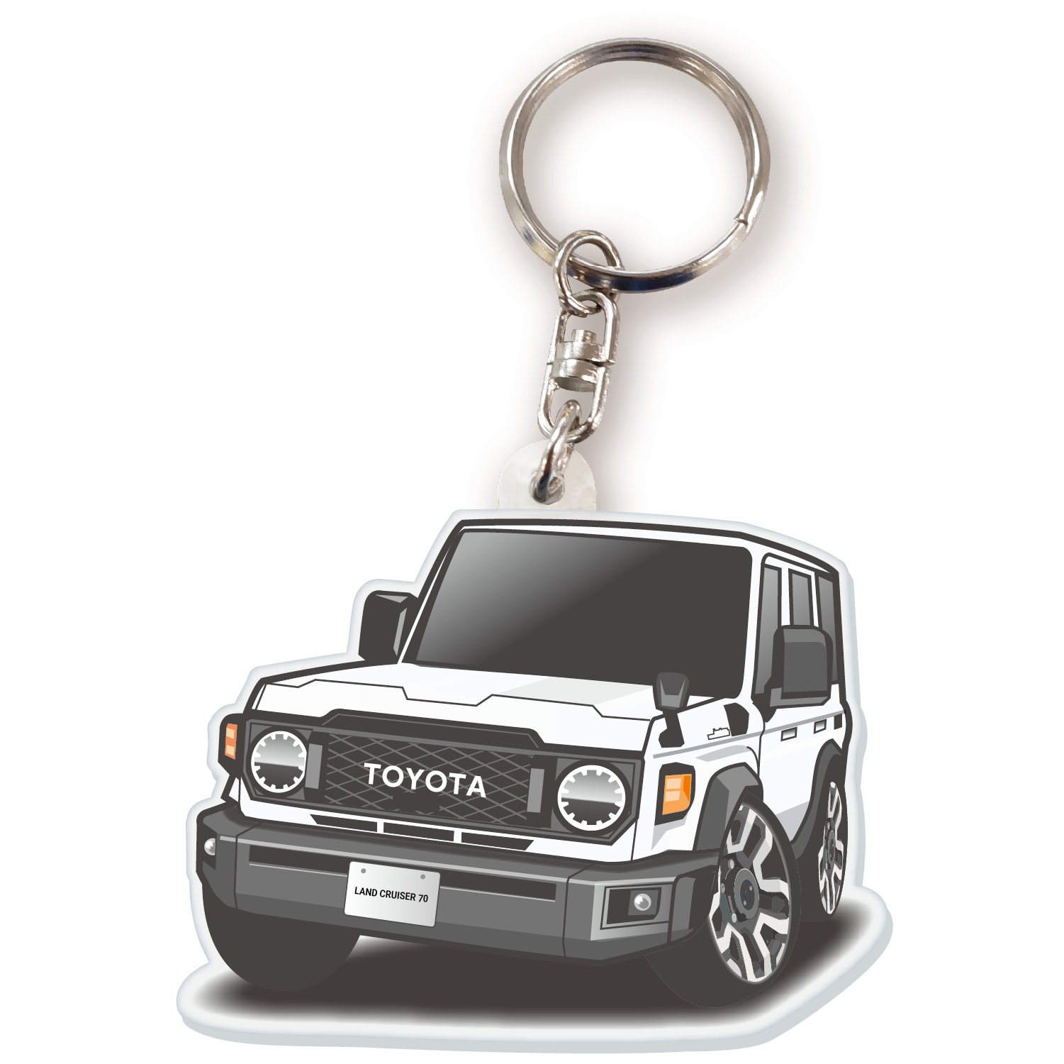 【非売品】ランクル70ミニカー＆限定キーホルダー 非売品】ランクル70ミニカー＆限定キーホルダー - メルカリ