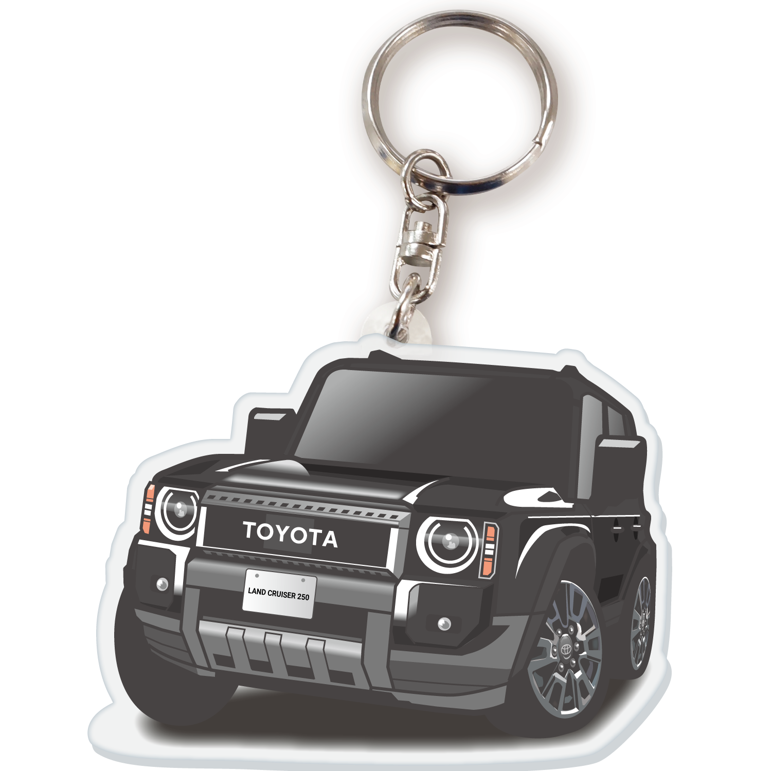 トヨタ ミニカー 15セット キーホルダー ○3000個限定○TOYOTA ランドクルーザー 250 キーチェーン Amazon の