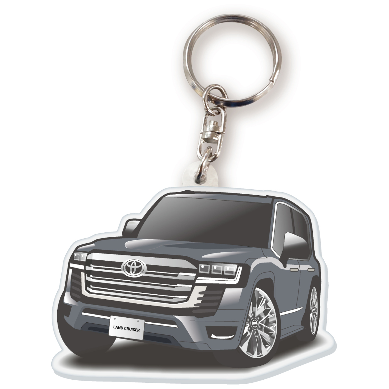 トヨタ ミニカー 15セット キーホルダー カーアクリルキーホルダー トヨタライセンス商品 ランドクルーザー300