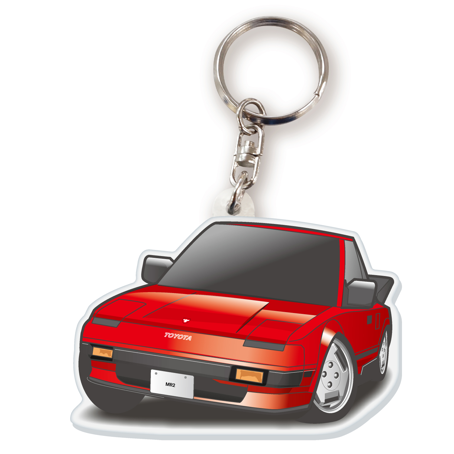 カーアクリルキーホルダー トヨタライセンス商品 MR2 AW10/11系 カーアクリルキーホルダー トヨタライセンス商品 MR2 AW10/11系
