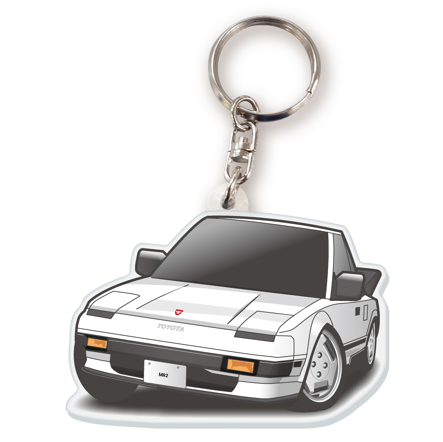 カーアクリルキーホルダー トヨタライセンス商品 MR2 AW10/11系 カーアクリルキーホルダー トヨタライセンス商品 MR2 AW10/11系