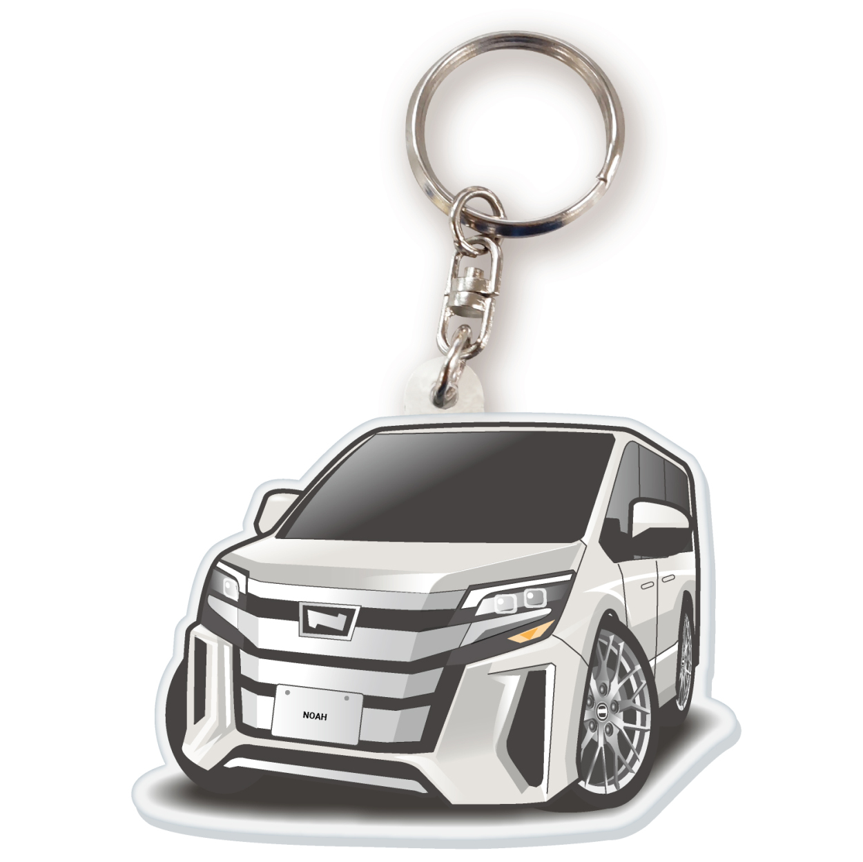 カーアクリルキーホルダー トヨタライセンス商品 ノア3代目 ちびくる
