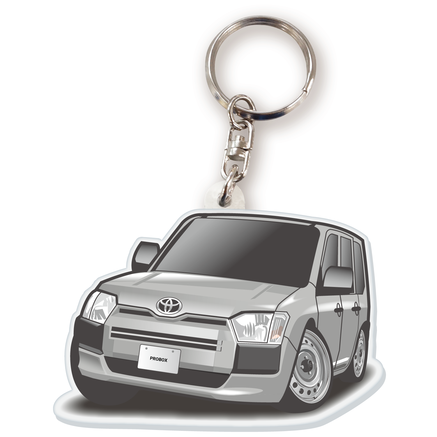 カーアクリルキーホルダー トヨタライセンス商品 プロボックス ちび