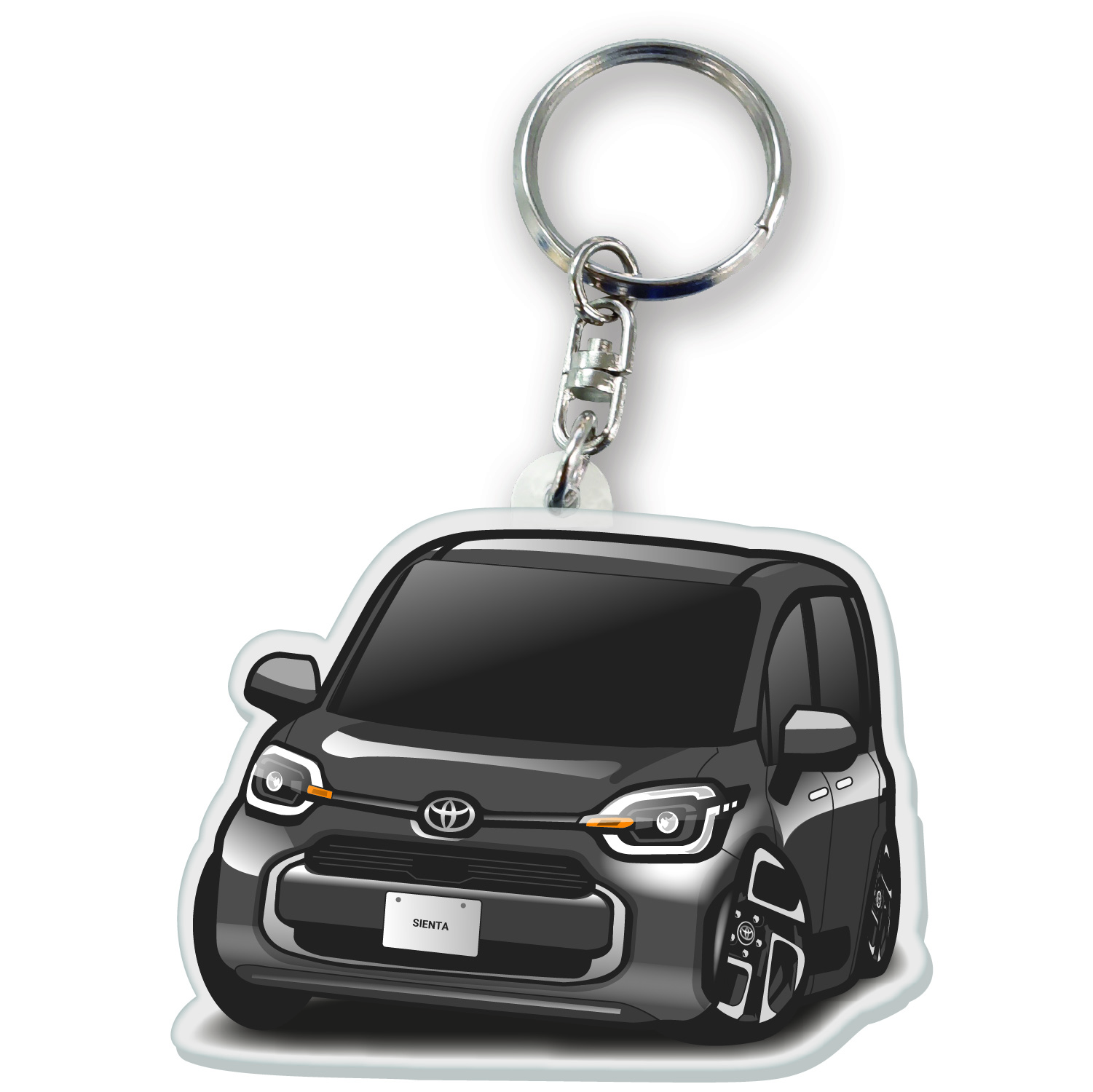 カーアクリルキーホルダー トヨタライセンス商品 シエンタ 3代目 ちび