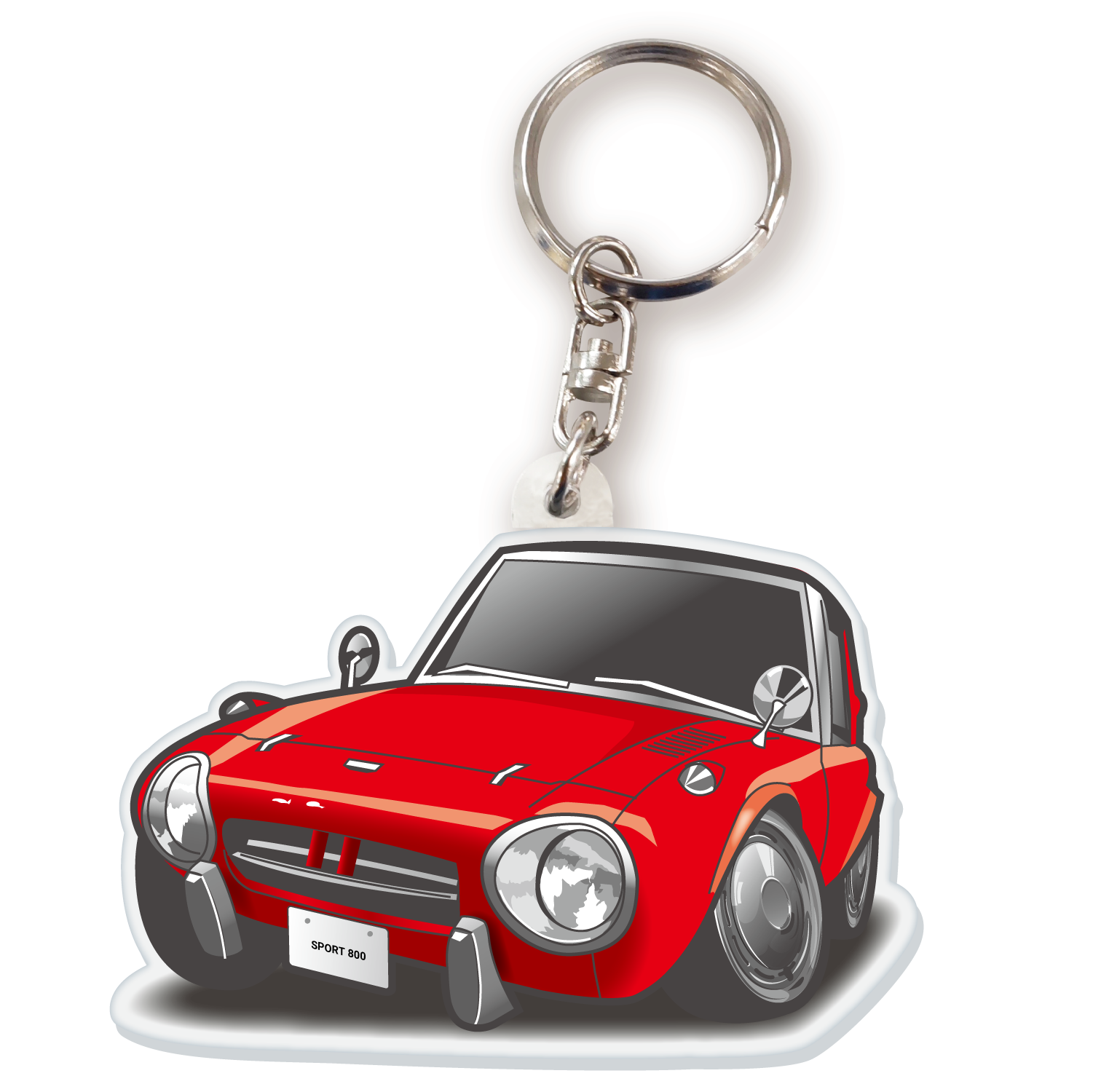 カーアクリルキーホルダー トヨタライセンス商品 スポーツ800 ちびくる