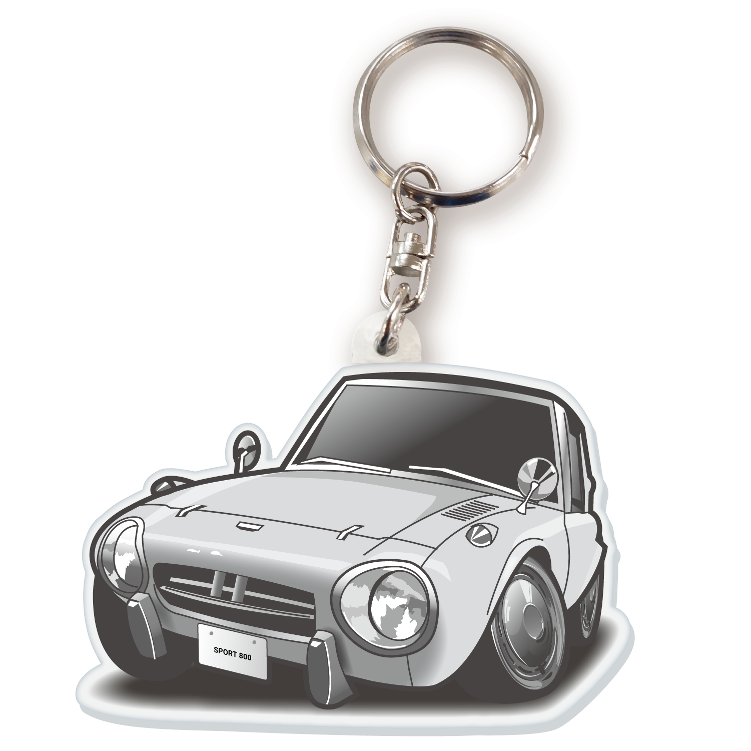 カーアクリルキーホルダー トヨタライセンス商品 スポーツ800 ちびくる