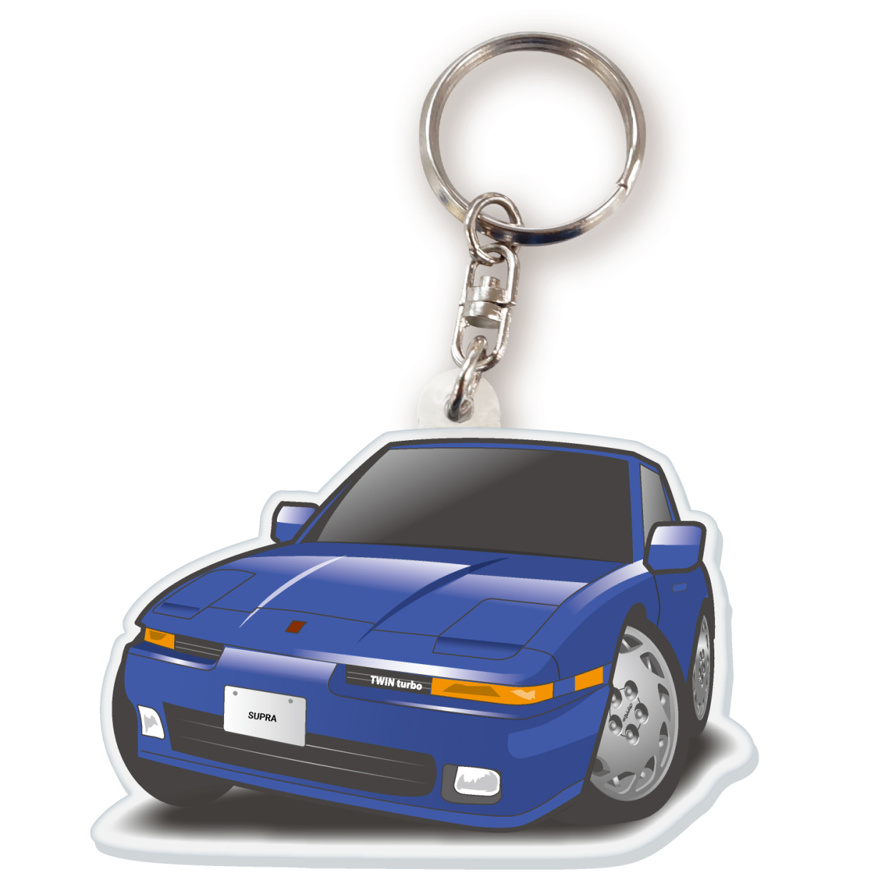 【早い者勝ち】SOARER 初代ソアラ 純正 キーホルダー 愛車セット 美品 3個ボタン 30系ソアラ後期 シルバー タイプ1 トヨタキーカバー