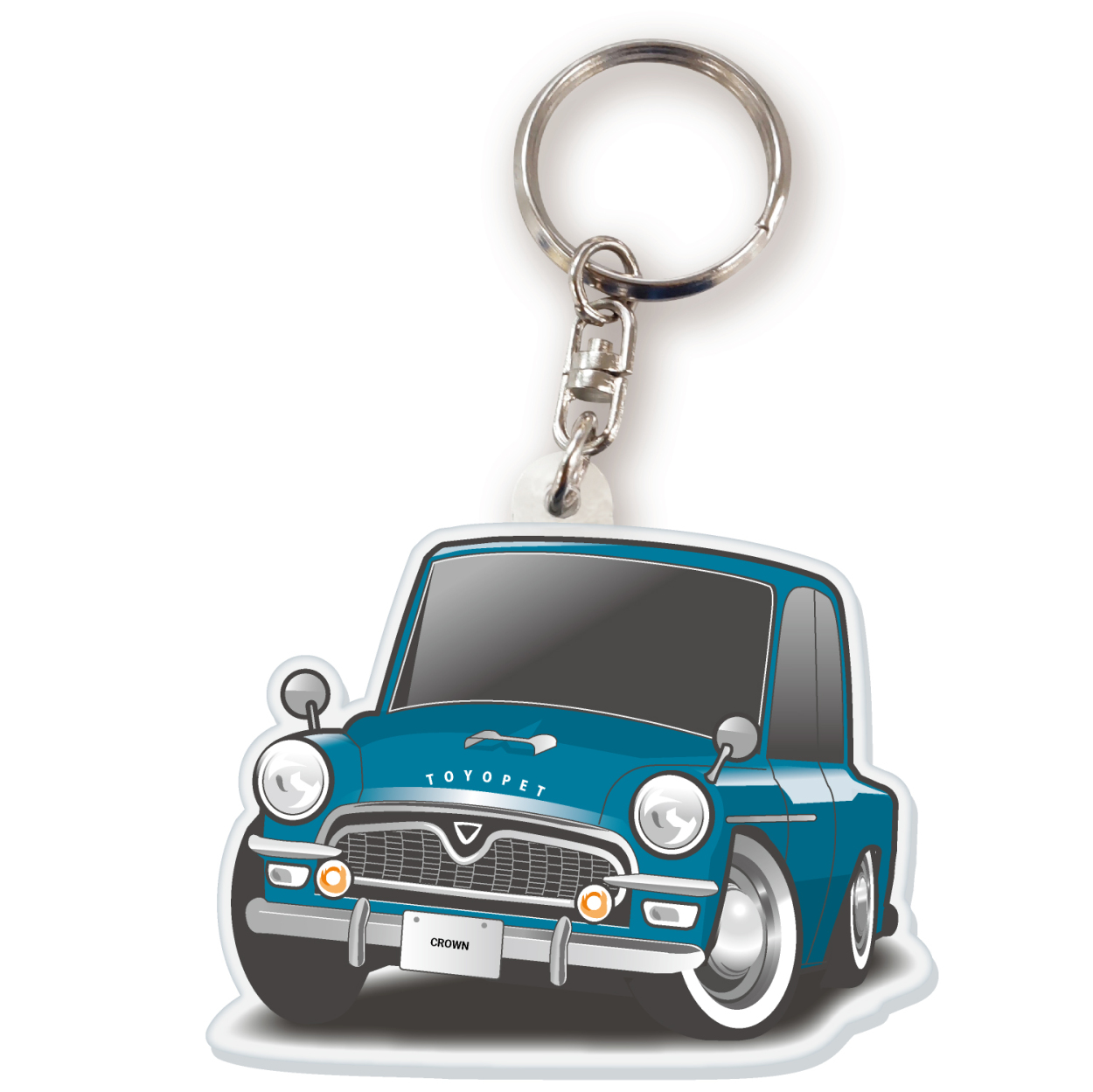 カーアクリルキーホルダー トヨタライセンス商品 トヨペット