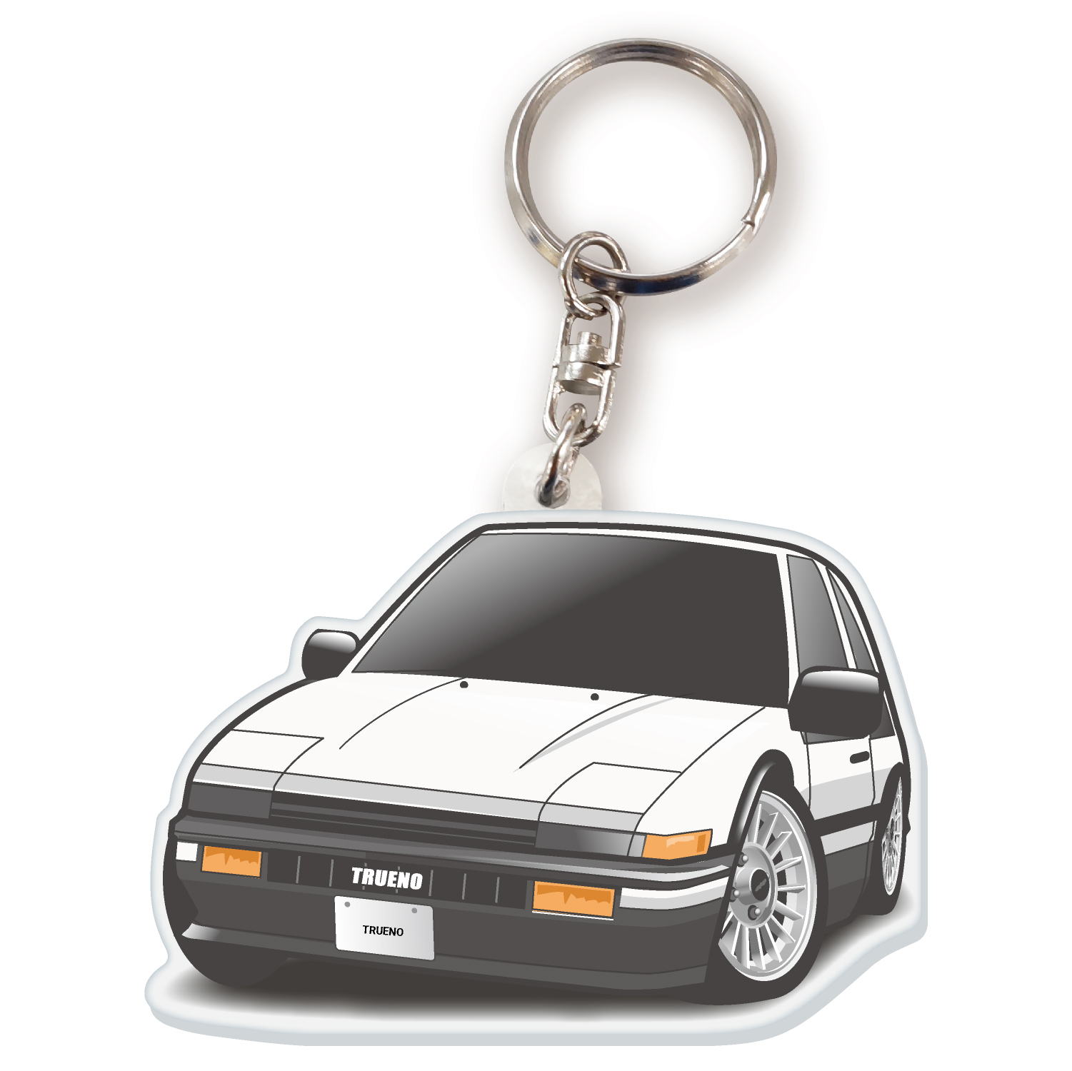 カーアクリルキーホルダー トヨタライセンス商品 スプリンタートレノAE86 ちびくる chibikuru｜gpcenter｜03