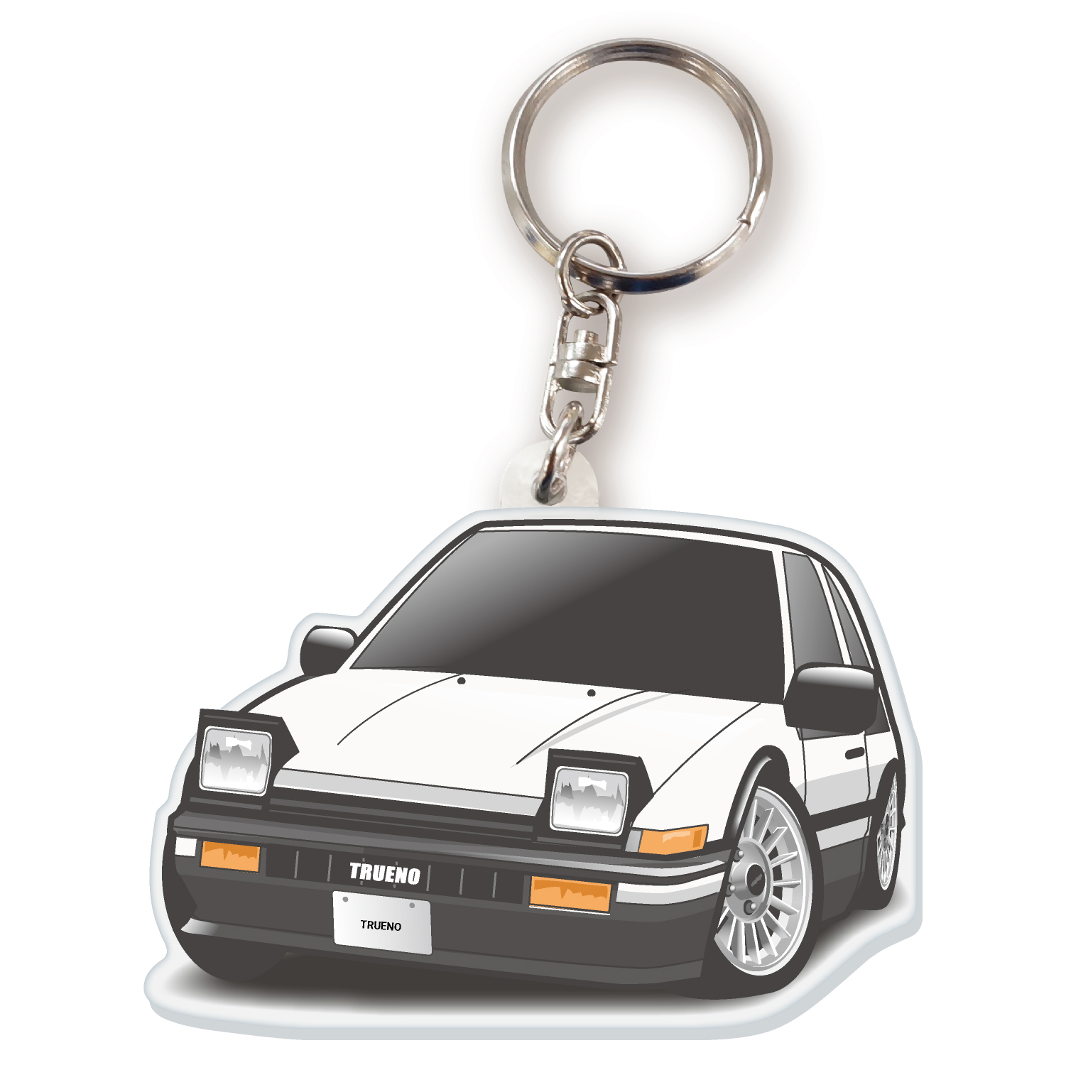 カーアクリルキーホルダー トヨタライセンス商品 スプリンタートレノAE86 ちびくる chibikuru｜gpcenter｜02