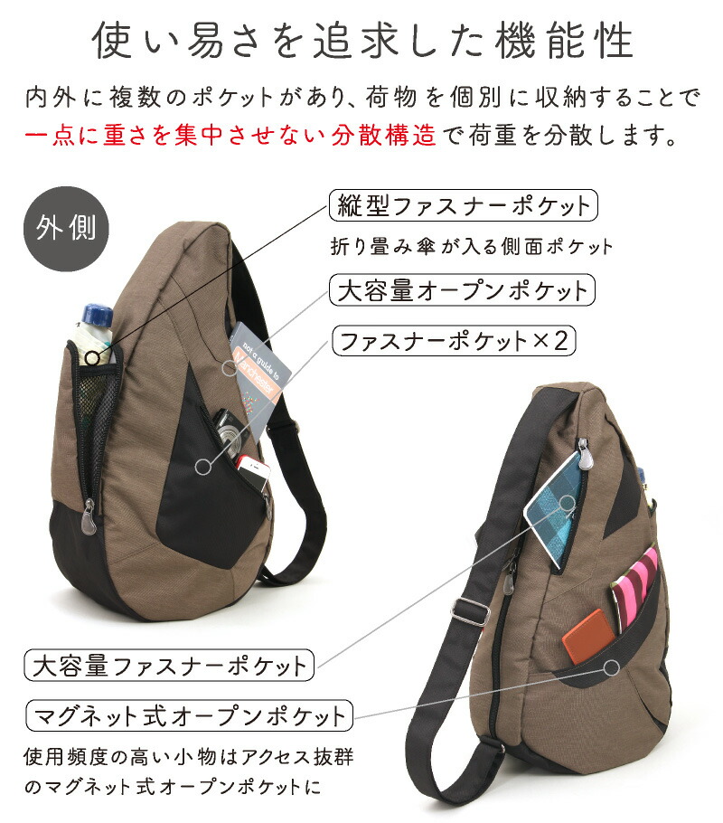 ヘルシーバックバッグ アーバントラベラー Mサイズ 25SS : リココチ