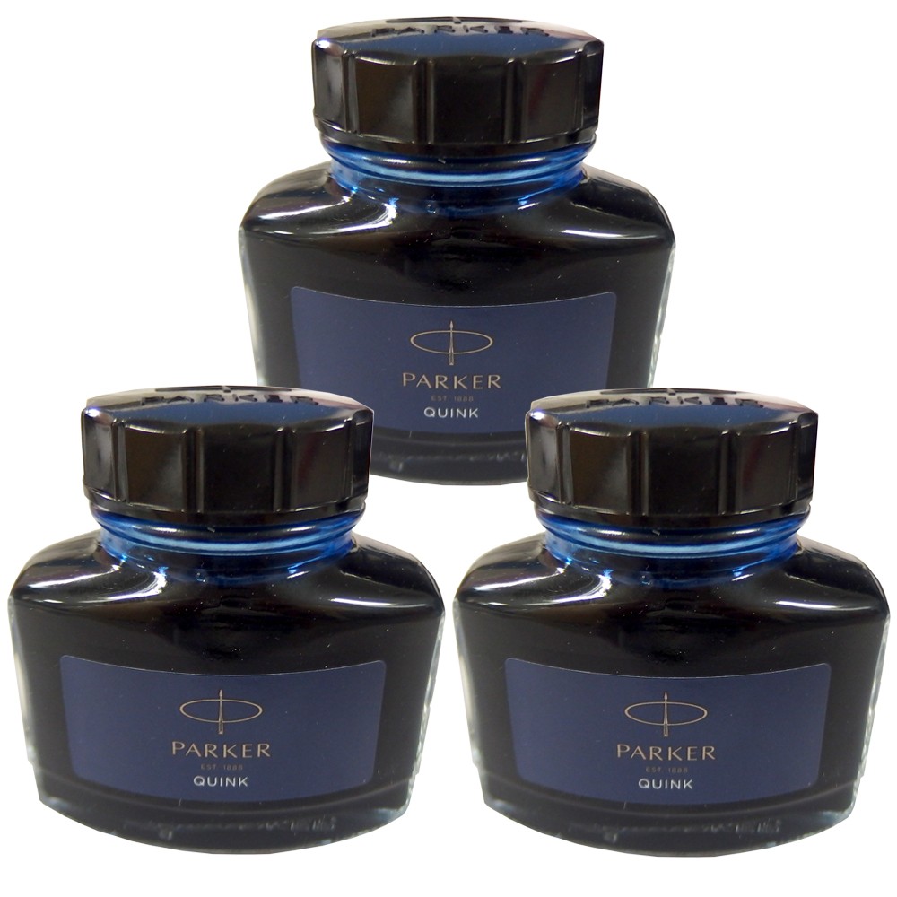 PARKER（パーカー） 万年筆 ボトルインク クインク QUINK 各色 3個