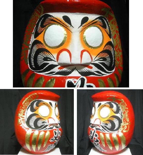 日本の伝統工芸品 必勝だるま 赤 13号 サイズ 42cm 必勝ダルマ