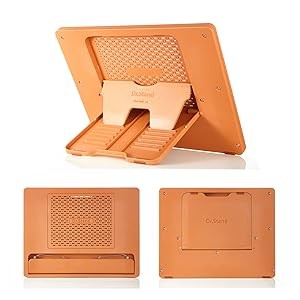 ブックスタンド 書見台 本 挟める 卓上 伸縮 白 黒 ベージュ オレンジ