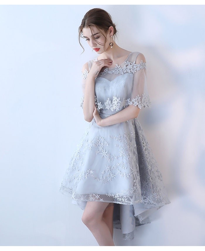 パーティードレス 結婚式 お呼ばれドレス ワンピース ブライズメイドドレス 0 ブライズメイド ドレス ロング グレー 4タイプ お呼ばれドレス