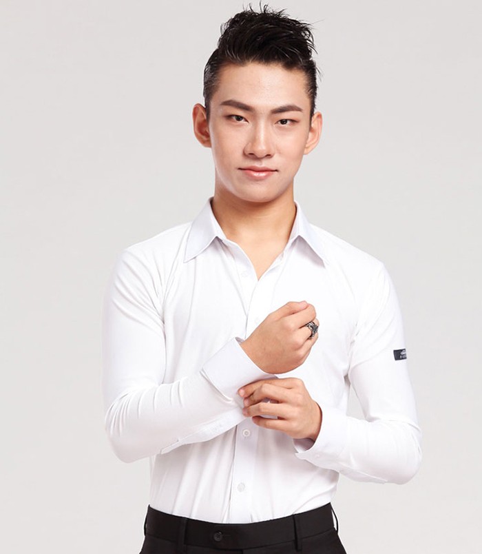 【社交ダンス衣装】グレー 白樺ドレス シャツ ブラウス メンズ 男性 ブルー 水色 長袖 灰色 ダンス ジャズ ラテン パーティ 楽天市場】男性 ダンス 衣装 社交ダンス衣装 ラテン 上着 ウェア